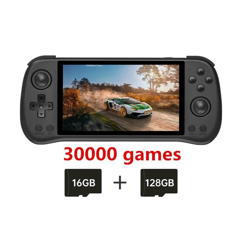 POWKIDDY X55 Handheld Game Console 5.5 inch IPS Screen RK3566 Open Source Retro Console TV Out Video Games Player Kids Gift
