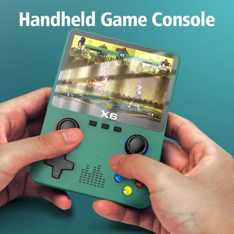 X6 Portable Handheld Game Console, Dual Joystick, IPS Retro Game Consoles, 10000 Games, 11 Simulator Video Games, 3.5"