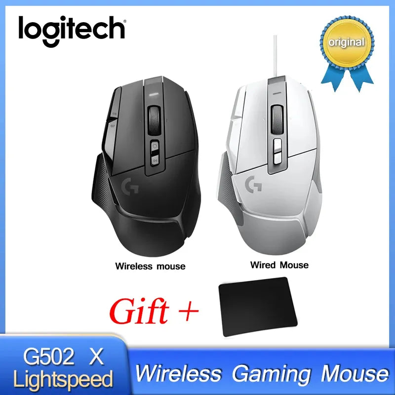 Logitech G502 X Wireless Gaming Mouse G502X LIGHTSPEED 25K Hero Optical Sensor Programming Gaming Mice New