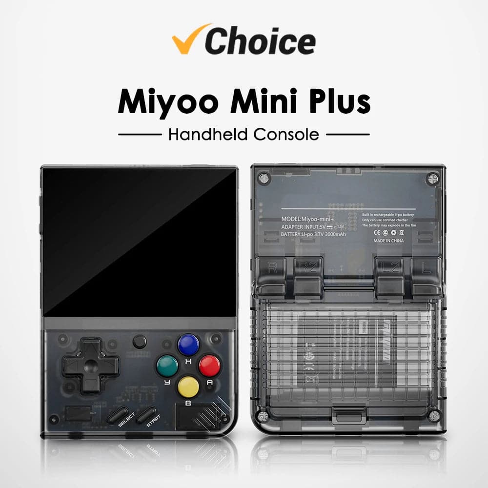 MIYOO Mini Plus Portable Retro Handheld Game Console V2 Mini+ IPS Screen Classic Video Game Console Linux System Children's Gift