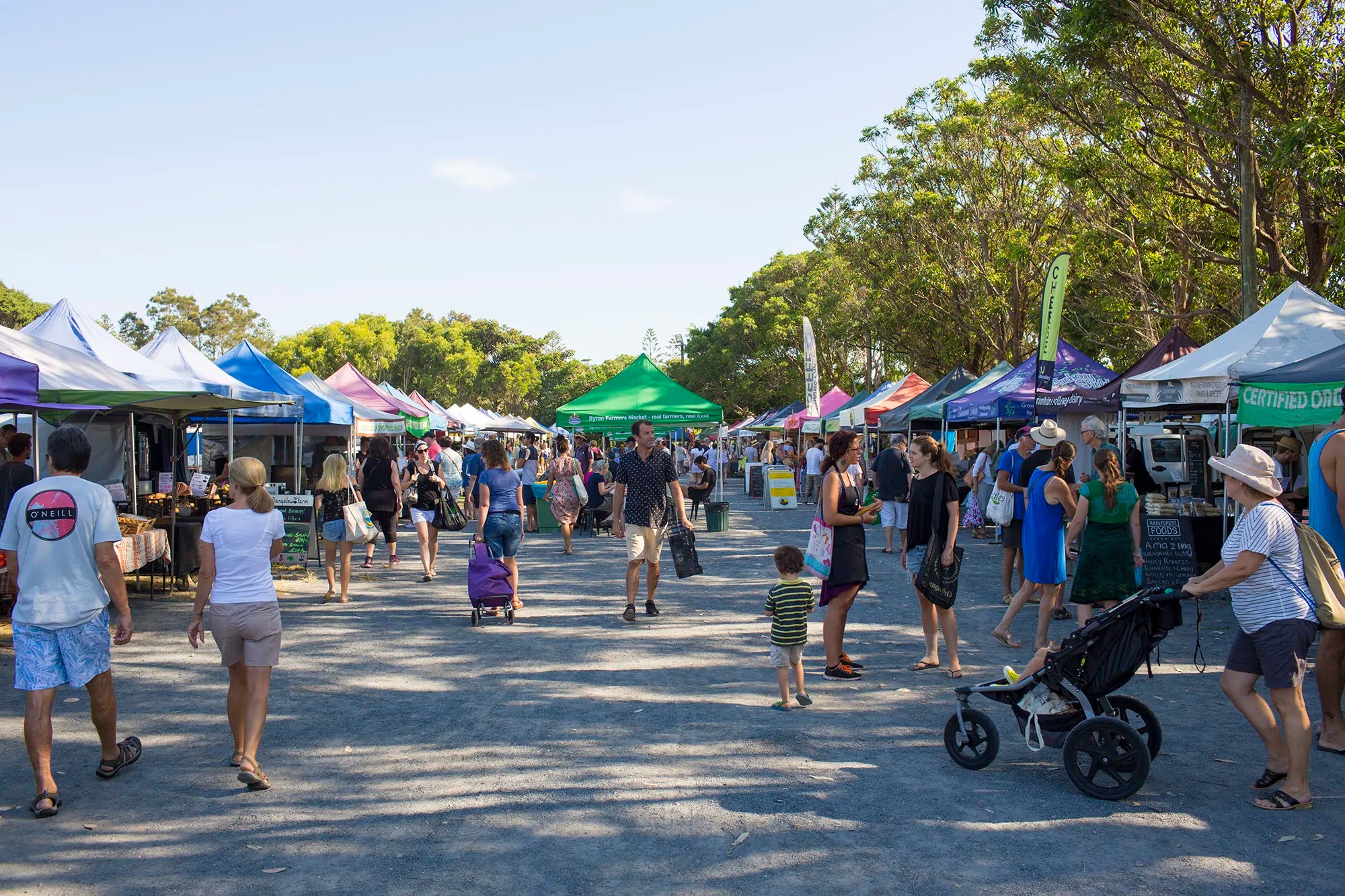 Byron Bay fruit and vegetables market