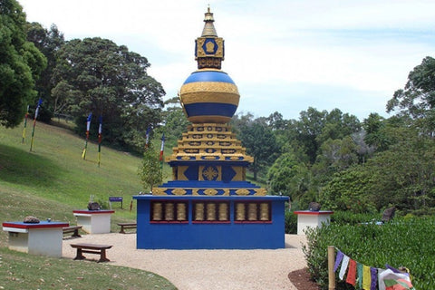 crystal castle world peace stupa