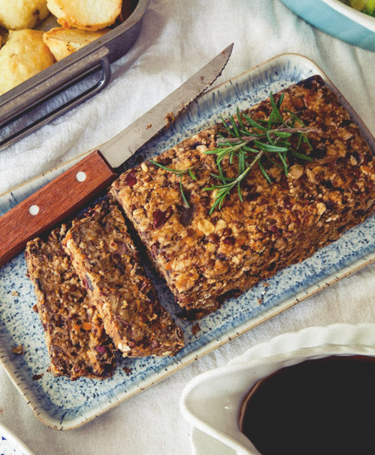 vegan lentil loaf