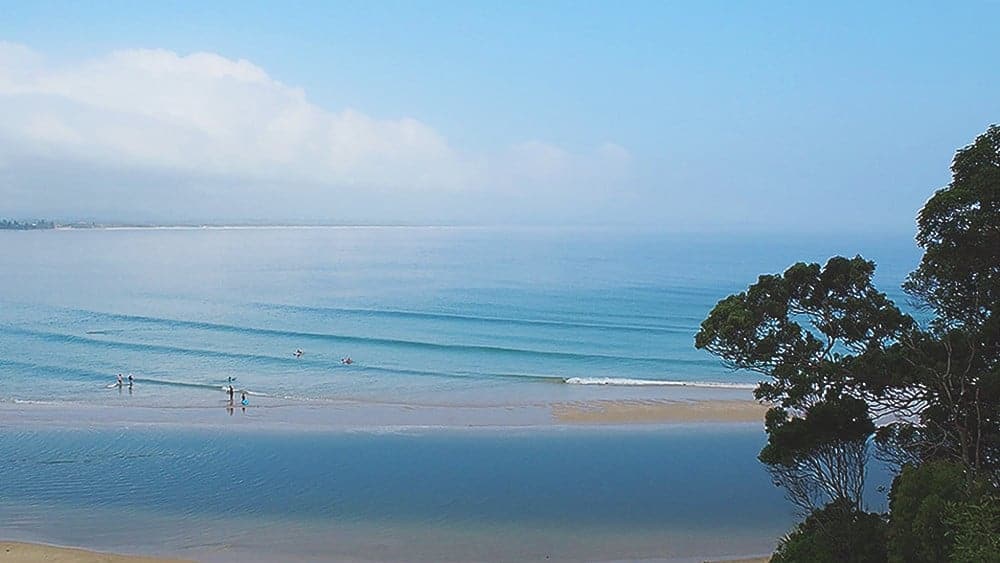 The pass beach byron bay