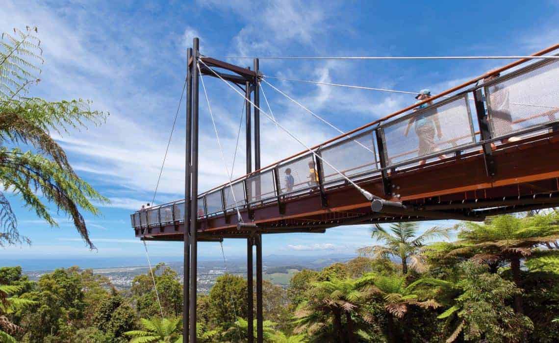 Sealy lookout in Coffs harbour banana plantation