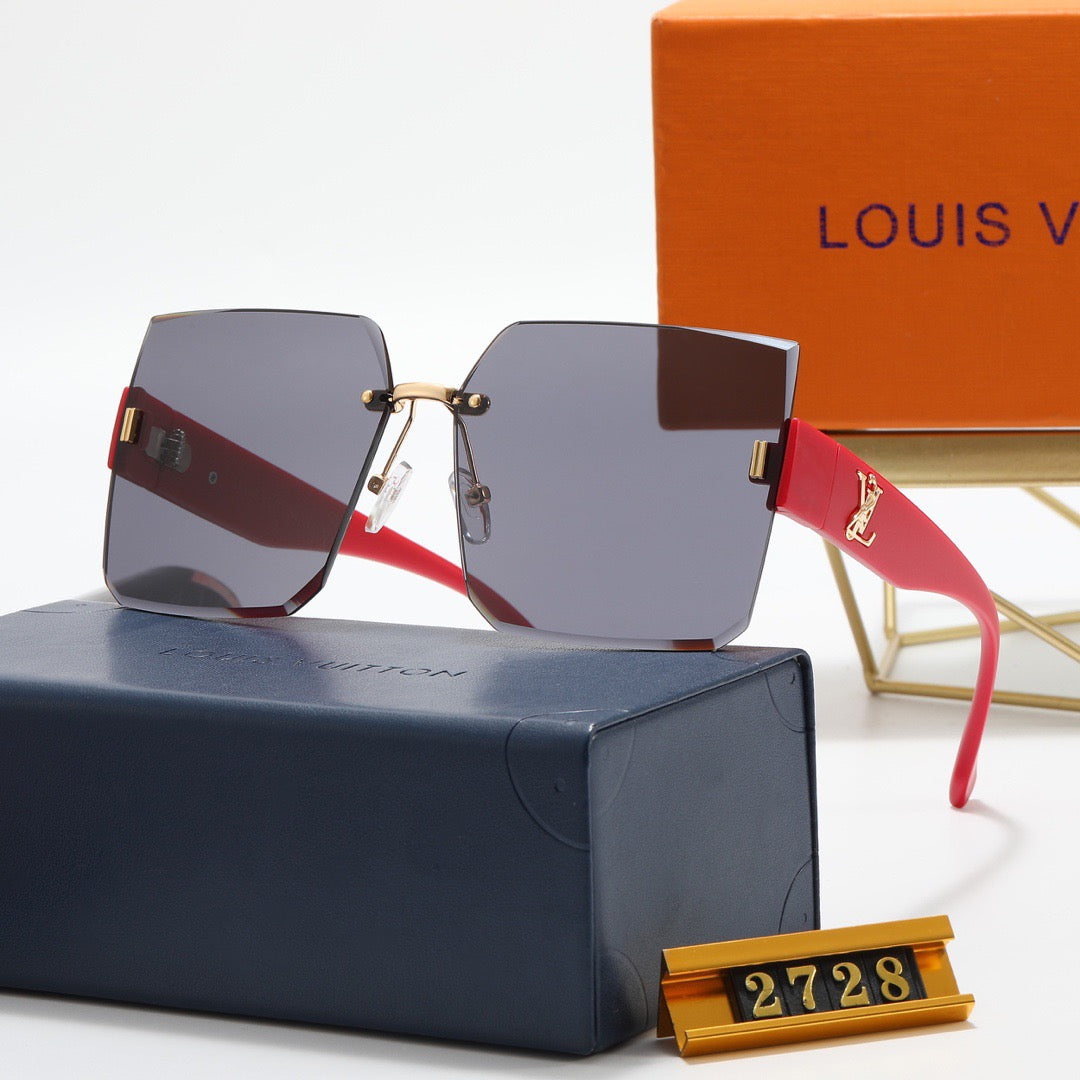 LV Louis vuitton Fashion Men Women Popular Shades Eyeglasses Glasses Sunglasses