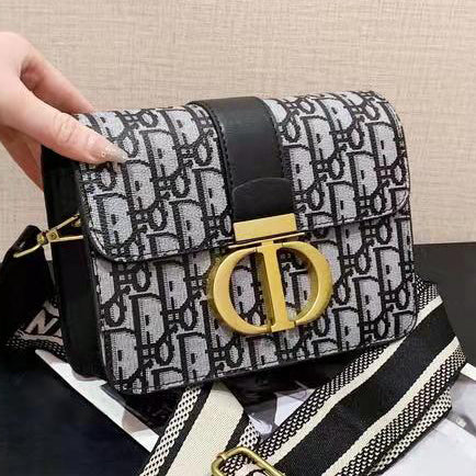 Dior Fashion Ladies Letter Tote Vintage Shoulder Crossbody Bag