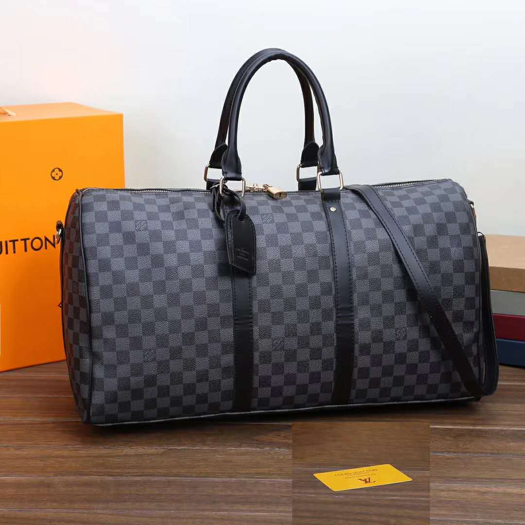 Louis Vuitton, Bags, Louis Vuitton Keepall 55 Damier Graphite Duffel Bag