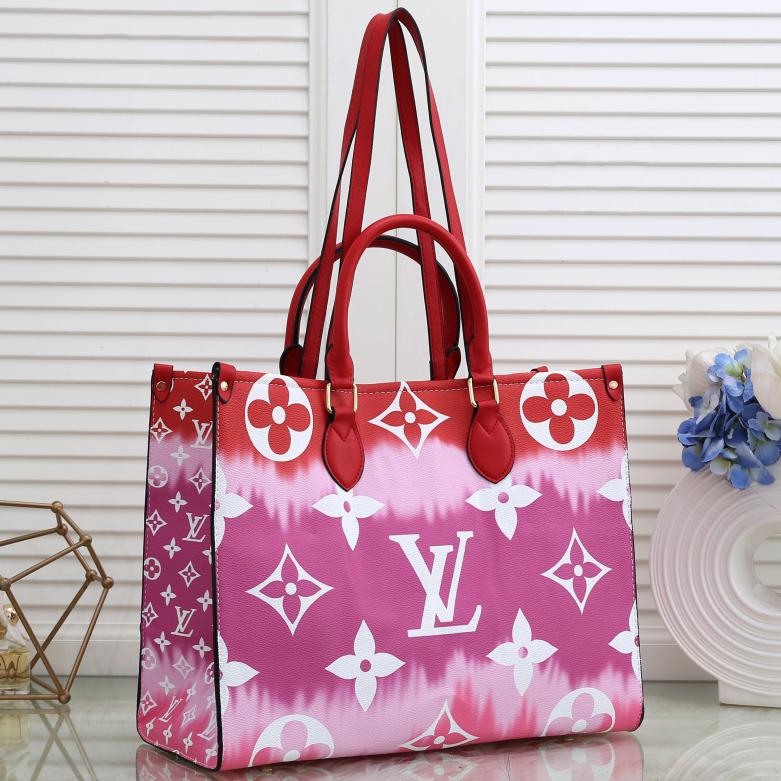 Louis Vuitton LV Logo Printed Shoulder Tote Bag