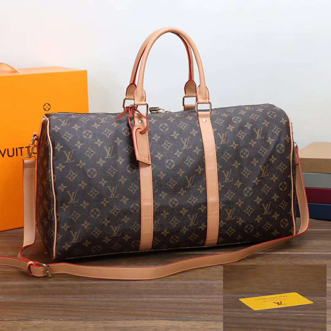 LV Louis Vuitton Hot Sale Classic Canvas Embroidered Letters Large