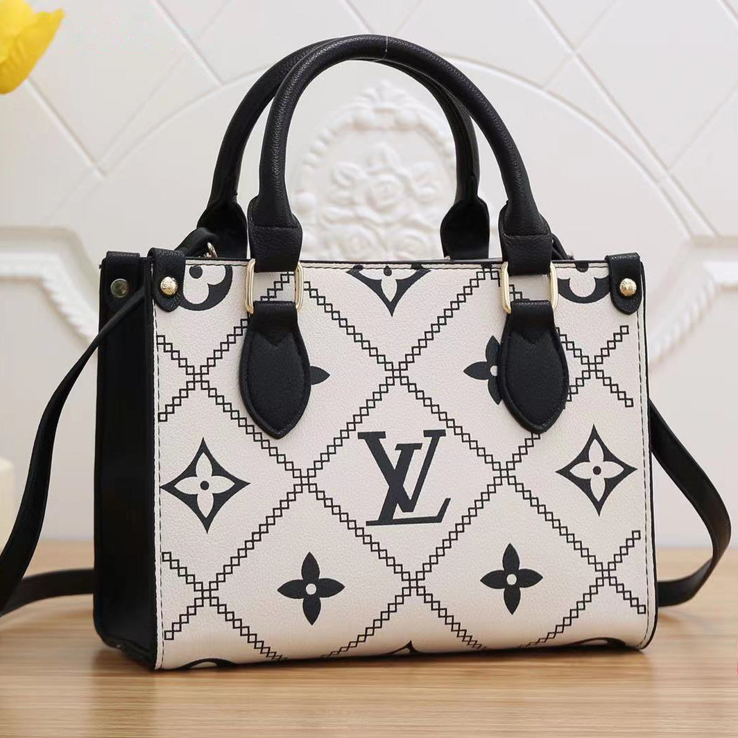 LV Louis Vuitton New Letter Print Ladies Shopping Tote Bag Shoulder Bag Crossbody Bag