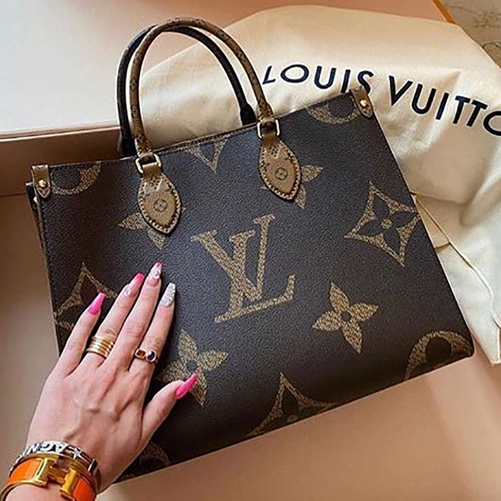 Louis Vuitton LV Onthego Women's Handbag Shopping Bag Shoulder Bag