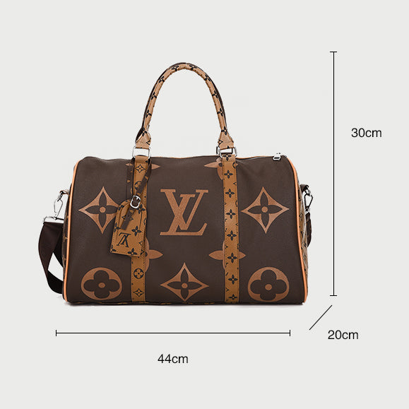 LV Louis vuitton tide brand female models full printed old flower