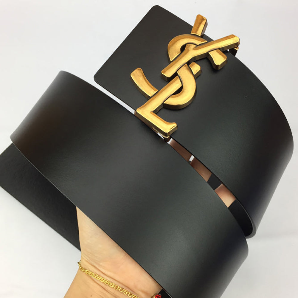 wide ysl belt