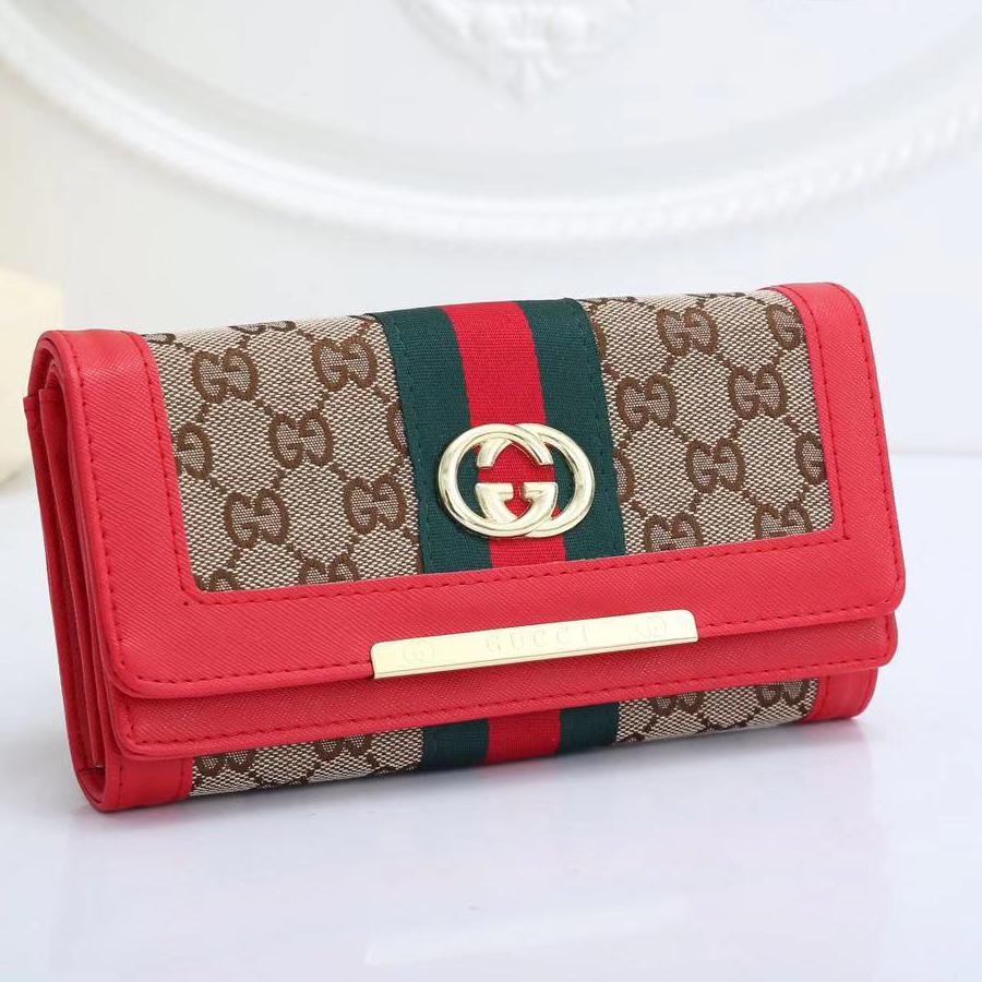 GG fashion ladies small bag long zipper wallet card holder
