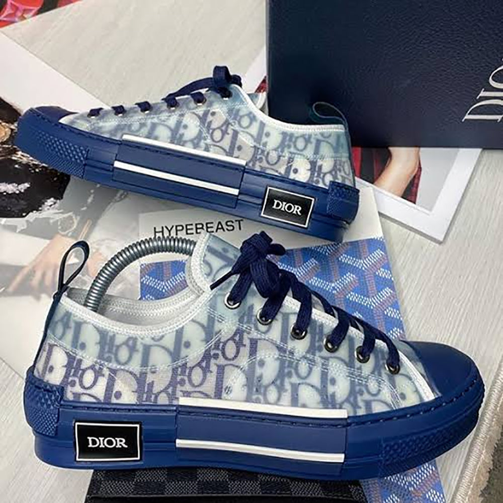 Christian Dior CD B23 letter film high-top sneakers New breathab