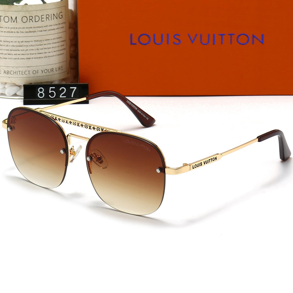 LV Louis Vuitton Hot Sale Large Frame Casual Eyewear Couples Bea