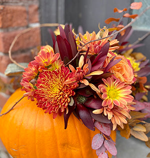 Pumpkin Flower Arrangement