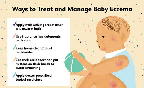 How is baby eczema treated. Organic formula Shop