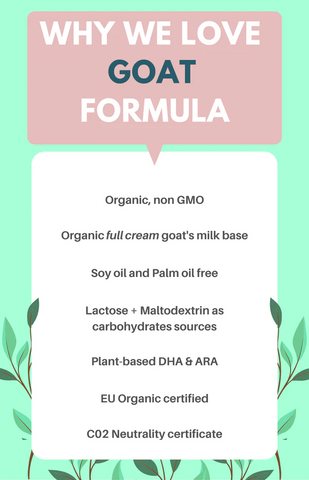 Why we love Goat formula Organic Formula Shop