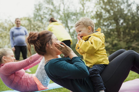 sit-ups with baby organic formula shop