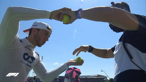 tennis ball drops