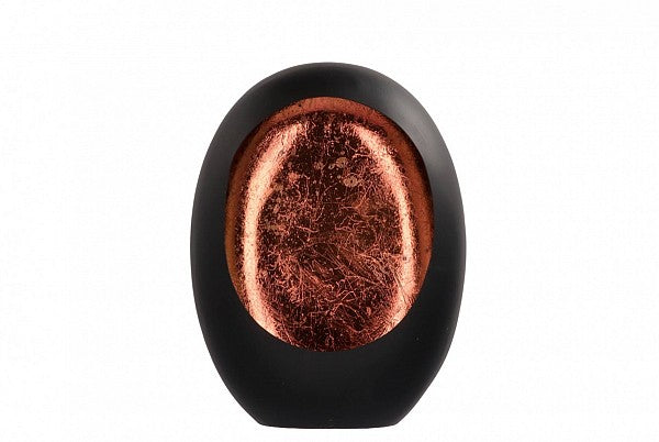 statisch jeugd spade Marrakech egg theelicht kandelaar, zwart koper| H28 — Delade Floral Design