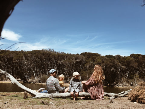 THE HEART FOLK, Ryan & Sarah with son Kai & daughter Indiana.