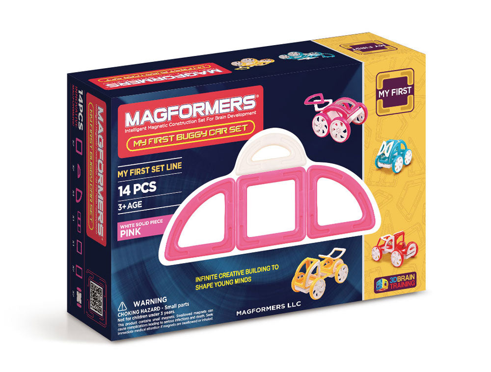 minstens koffie wasmiddel My First Buggy 14pc Pink – Magformers US