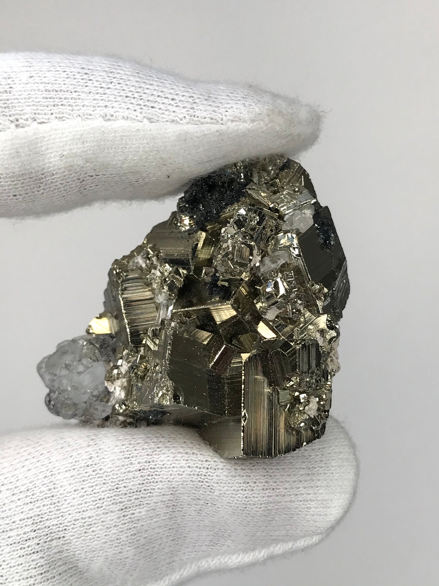 Peruvian Pyrite Galena with Quartz Huanzala Mine, Peru