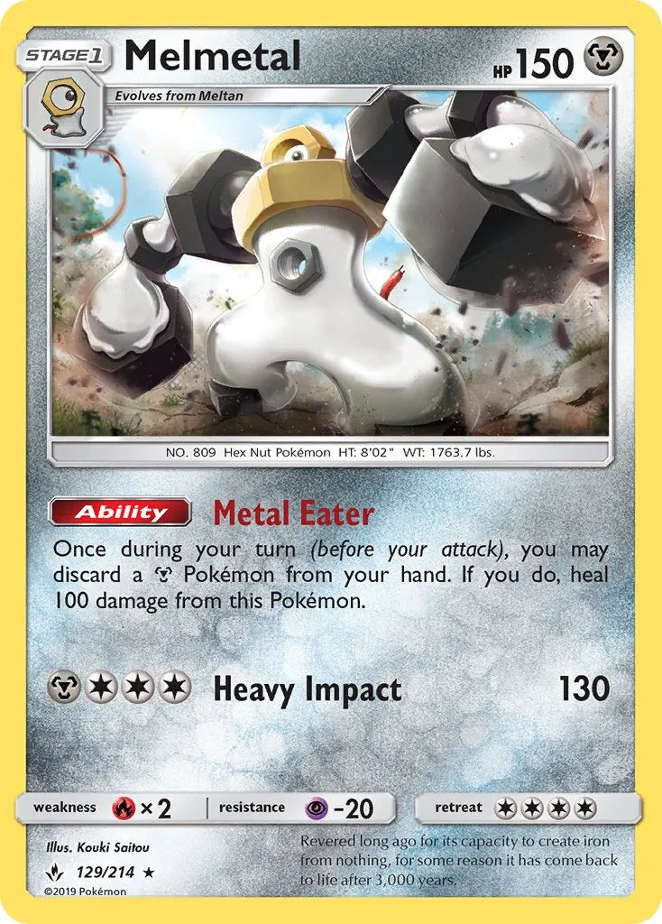 melmetal-129-214-holo-ptcgl-promo-code