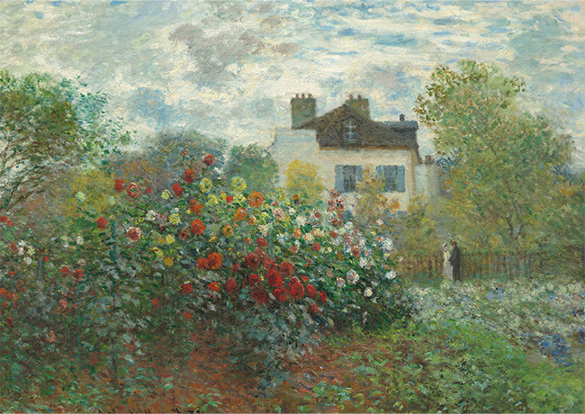 The Artist's Garden in Argenteuil (A Corner of the Garden with Dahlias), 1873