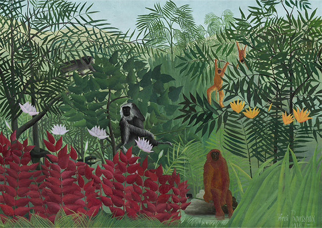 Tropical Forest with Monkey