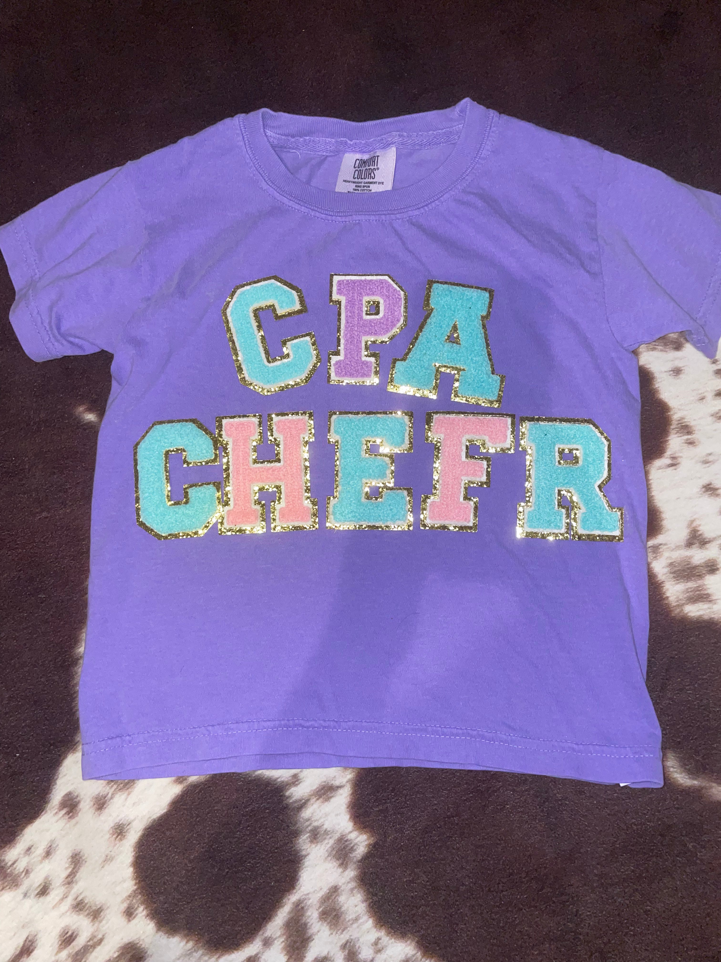 Youth and Adult Chenille Patch Top