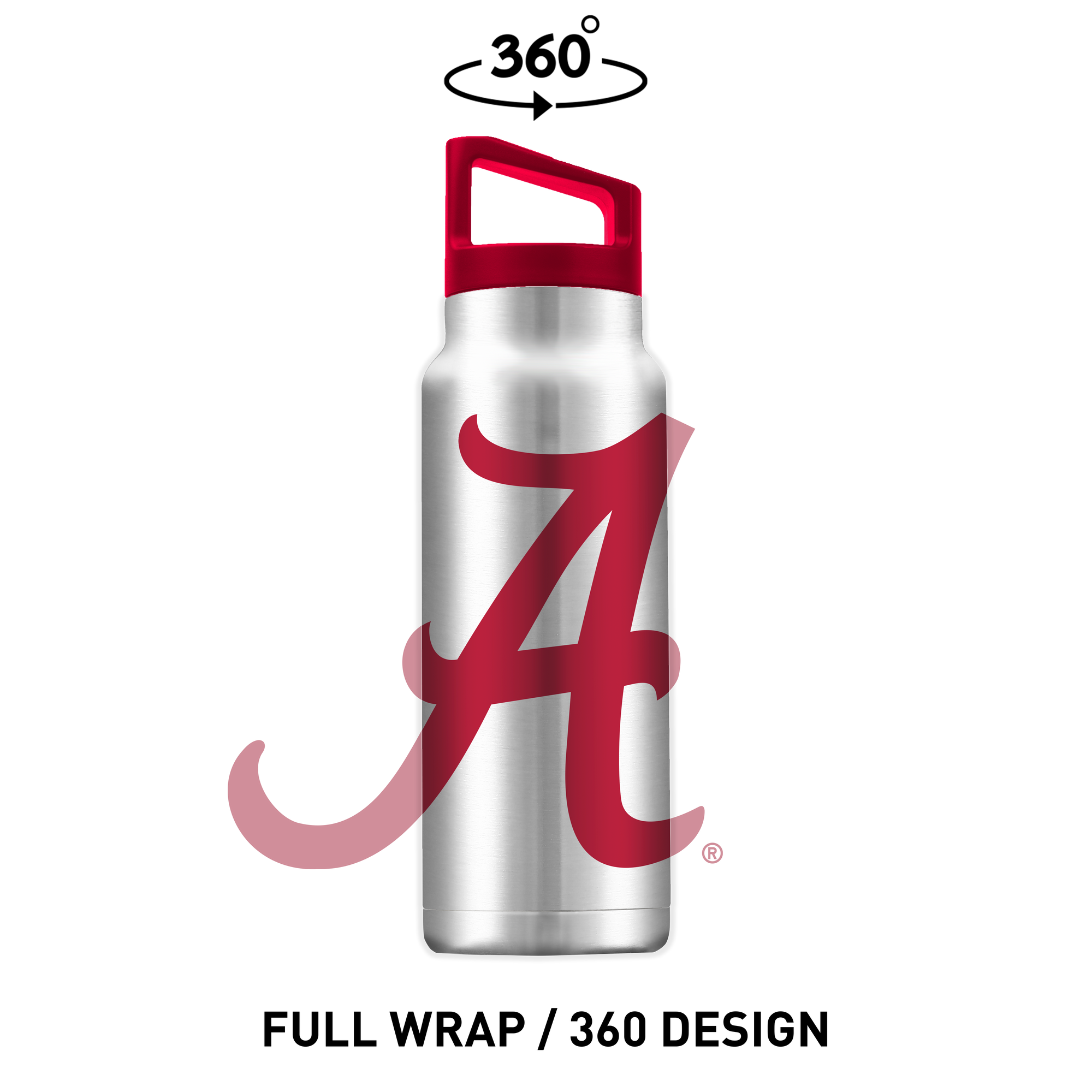 Alabama, Classic Roll Tide Stainless Steel Water Bottle