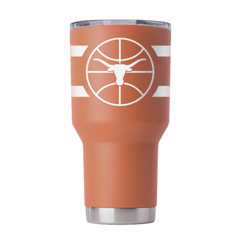 Yeti Texas Longhorns White Rambler Tumbler - 30 oz