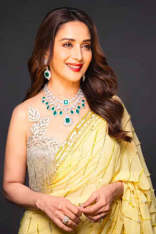 Madhuri Dixit With Gorgeous Jewellery