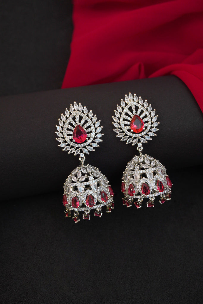 Diamond Jhumka Earrings Designs 2019 - YouTube