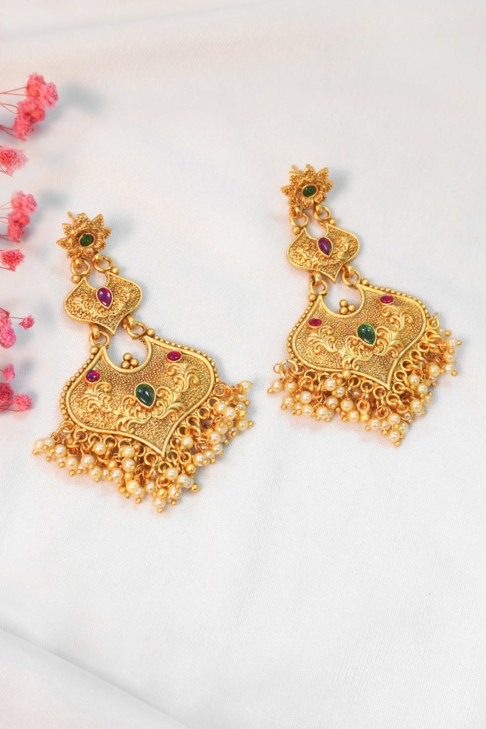 Gold Jhumka Temple Jewelry/temple Earrings/temple Jhumka/south Indian  Jewelry/gold Earrings/indian Jewelry/sabyasachi Jewelry,deepika - Etsy