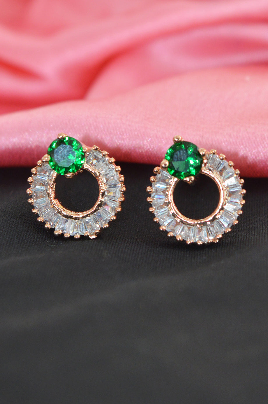 Green Fancy Earrings - Fashionable Earrings – Niscka
