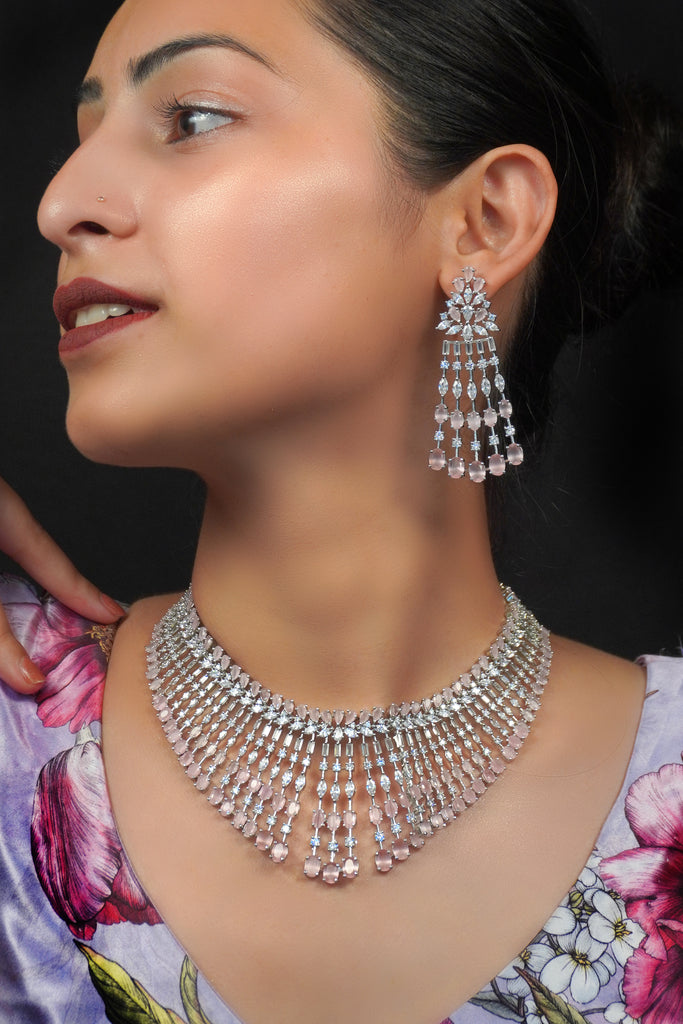 Buy Latest AD Necklace Set and Traditional Necklace Set Online at Niscka