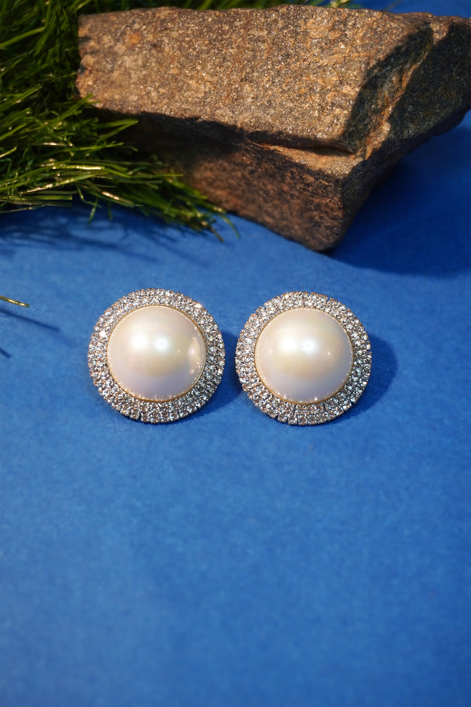 Blue Pearl Earrings