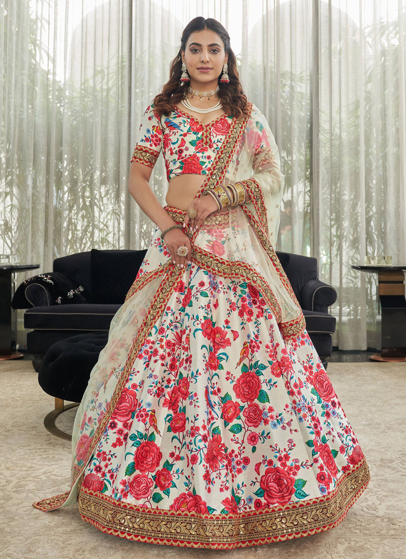 Floral Partywear Lehenga Choli | Buy Indian Wear