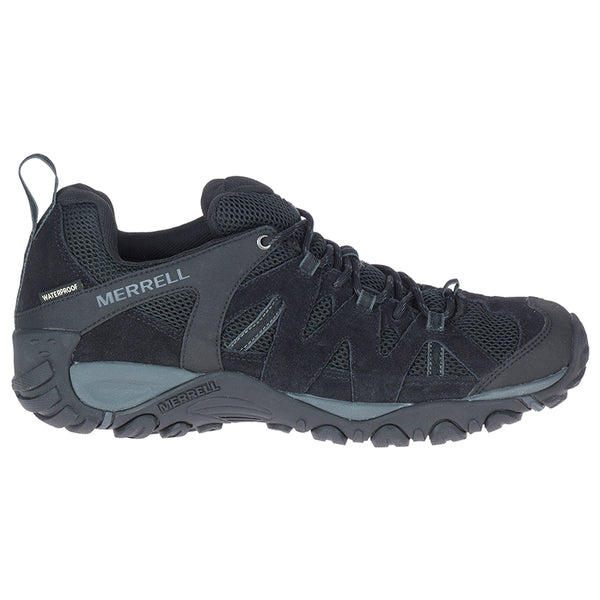 Deverta 2 Waterproof-Black/Granite Mens Hiking Shoes | Merrell Online Store