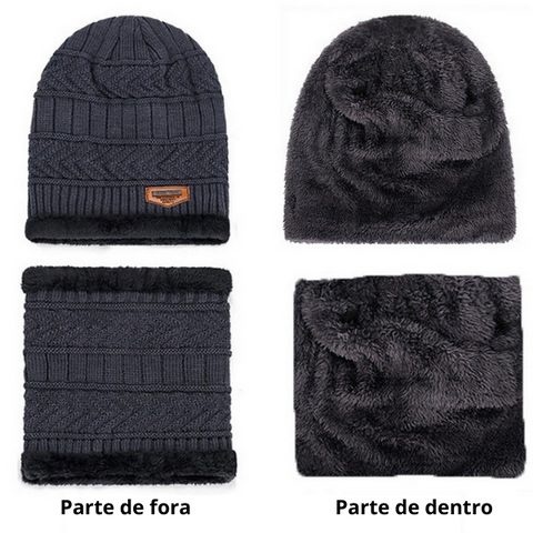 Gorro e Cachecol forrados