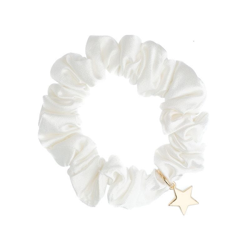 Silk Scrunchie - Off White - Accessories