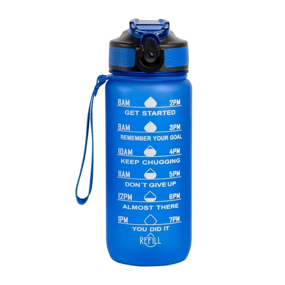 Hollywood Motivational Bottle 600ml - Blue - Accessories