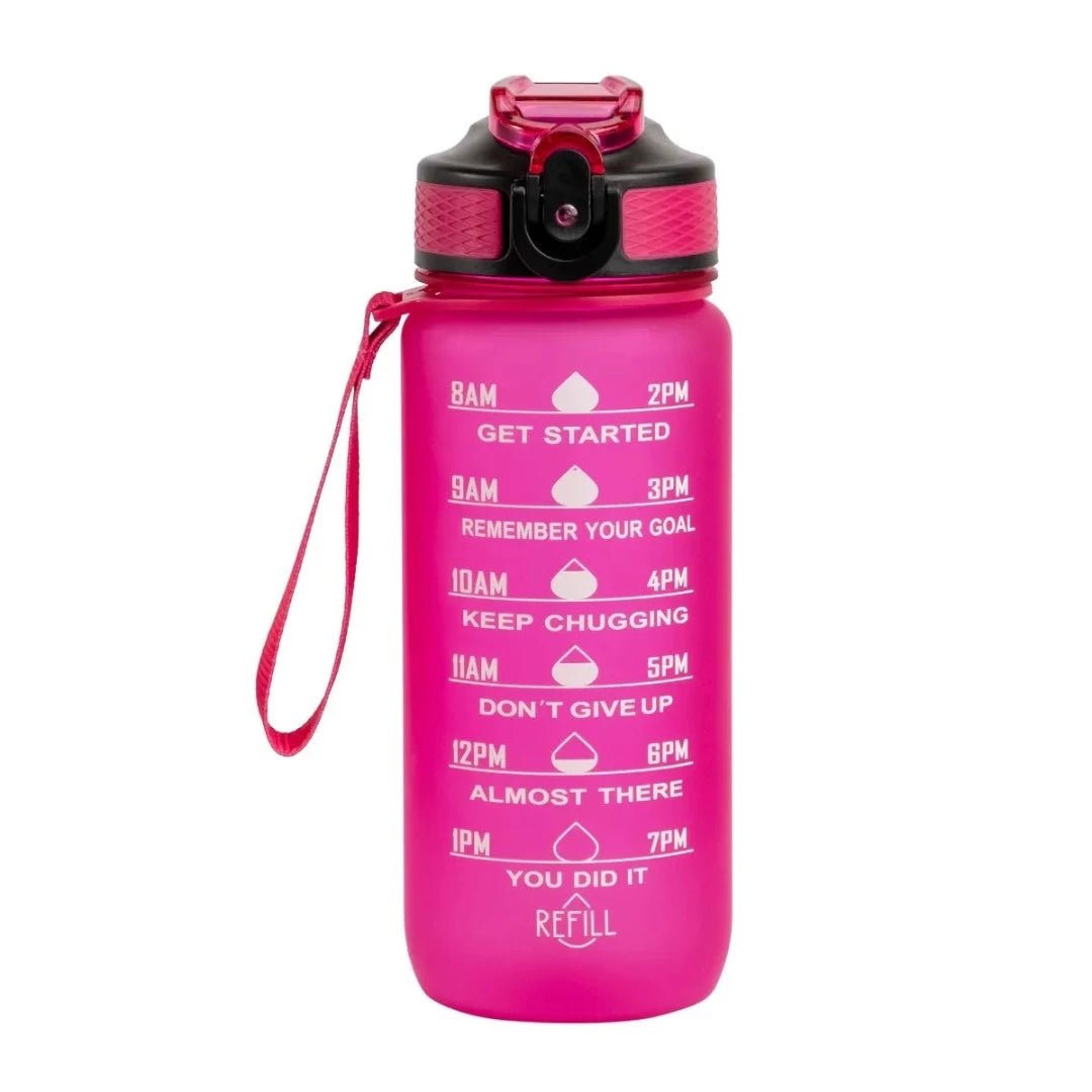 Hollywood Motivational Bottle 600ml - Pink - Accessories
