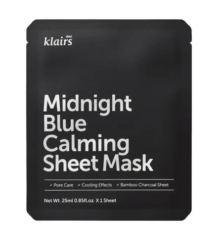 klairs-ansiktsmaske-sheetmask-fuktighet-hudpleie