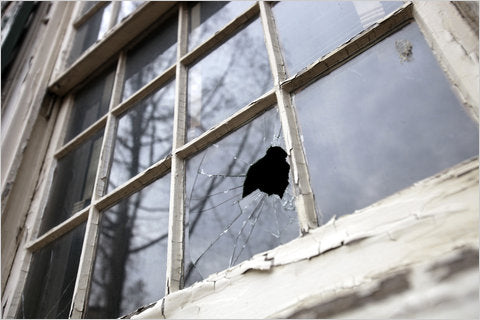 Broken window